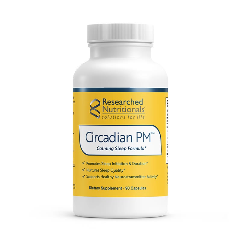 Researched Nutritionals Circadian PM Calming Sleep Formula โ 90 Capsules