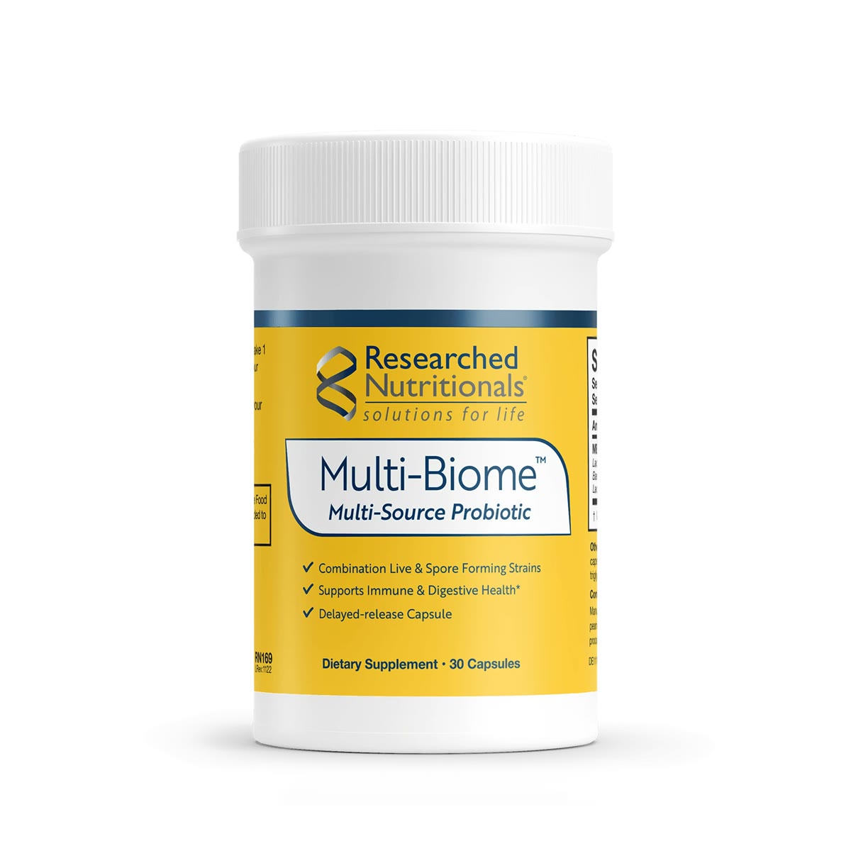 Researched Nutritionals Multi-Biome Multi-Source Probiotic โ 30 Capsules